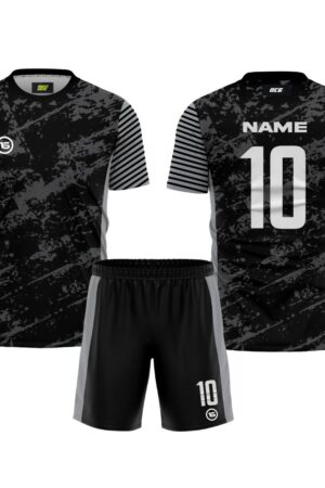 Soccer Uniform Kit – Stripe Black (Personalizable)